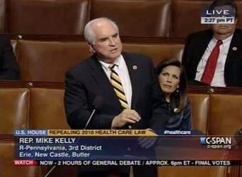 Rep. Kelly Supports Full Repeal of Obamacare on House Floor