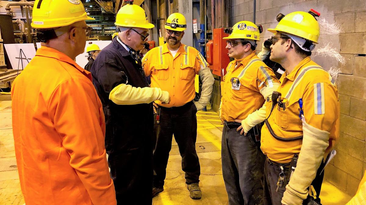 MK at AK Steel pic 1