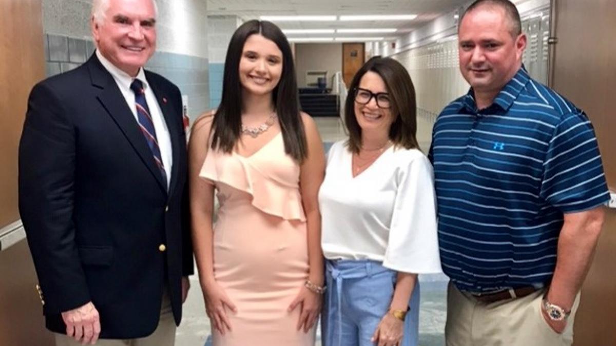 MK with Grace Beal and Parents (Corri and David Beal) pic