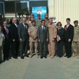 CODEL at Al Dhafra Air Base after receiving a combined briefing by US and UAE command 