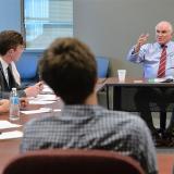 MK with Erie students