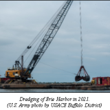 USACE dredging Lake Erie 2021