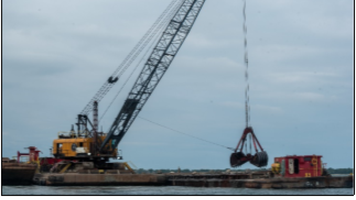 USACE dredging Lake Erie 2021